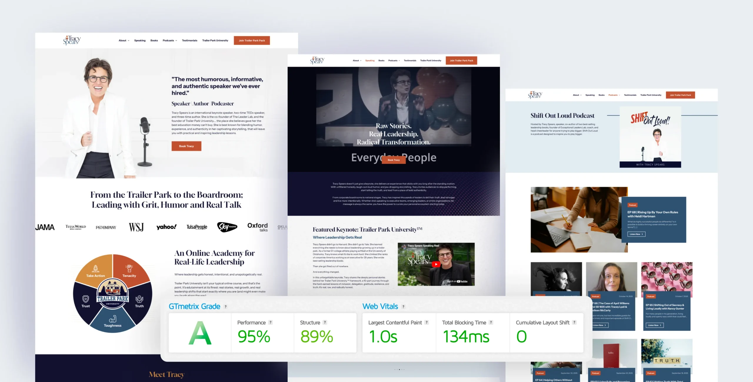 Tracy Spears Website - Built by Chibuzor Nwankwo - Product Designer (UI/UX) | WordPress Developer | Web Designer